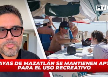 Playas de Mazatlán se mantienen aptas para el uso recreativo