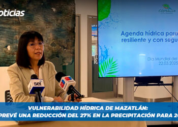Vulnerabilidad hídrica de Mazatlán: Se prevé una reducción del 27% en la precipitación para 2030