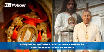 Reliquias de San Judas Tadeo llegan a Mazatlán para Orar por la paz en Sinaloa