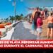 Vendedores de playa reportan aumento del 70% en ventas durante el Carnaval de Mazatlán