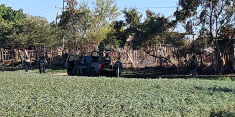 Enfrentamiento entre civiles y militares deja un lesionado en Ejido Canán, Culiacán