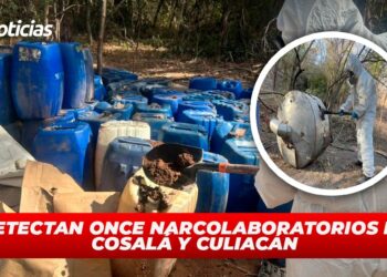 Detectan once narcolaboratorios en Cosalá y Culiacán