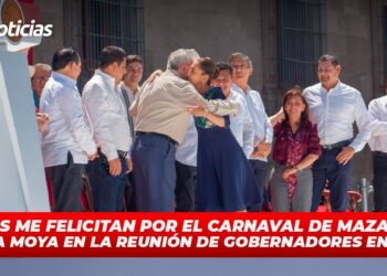 Todos me felicitan por el Carnaval de Mazatlán: Rocha Moya en la reunión de gobernadores en CDMX