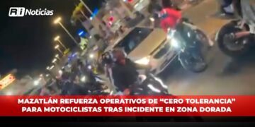 Mazatlán refuerza operativos de “Cero Tolerancia” para motociclistas tras incidente en la Zona Dorada