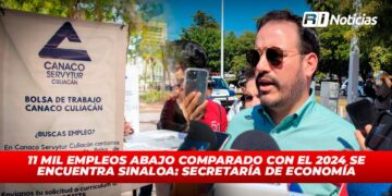 11 mil empleos abajo comparados con el 2024 se encuentra Sinaloa: Secretaría de Economía