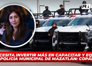 Se necesita invertir más en capacitar y equipar a la policía municipal de Mazatlán: COPARMEX