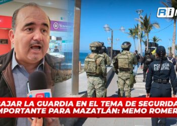 No bajar la guardia en el tema de seguridad es importante para Mazatlán: Memo Romero