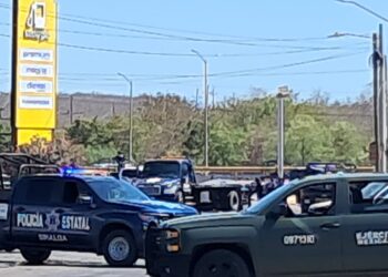 Se enfrentan a balazos gatilleros y autoridades en Barrancos, Culiacán