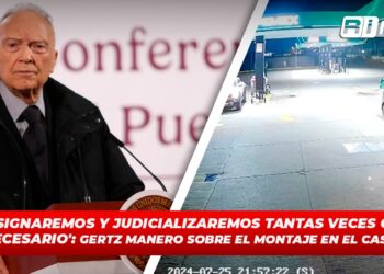 ‘Consignaremos y judicializaremos tantas veces como sea necesario’: Gertz Manero sobre el montaje en el caso Cuén