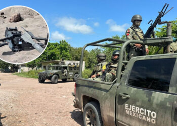 Grupo Interinstitucional localiza artefacto explosivo improvisado y dron en Culiacán