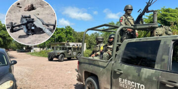 Grupo Interinstitucional localiza artefacto explosivo improvisado y dron en Culiacán