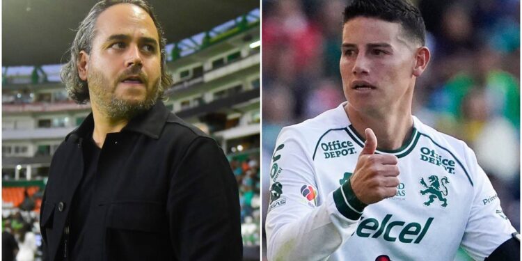 Jesús Martínez Murguía descarta que James Rodríguez refuerce al Pachuca para el Mundial de Clubes