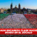Sheinbaum encabeza clase nacional de boxeo en el Zócalo