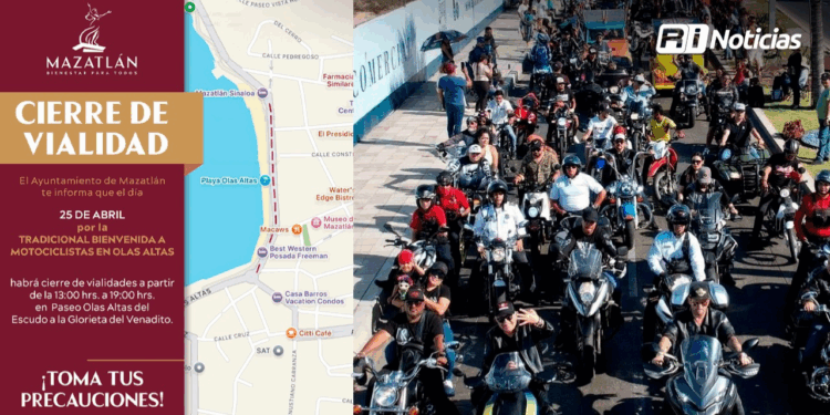 Tradicional bienvenida a motociclistas dará pie a cierre vial este viernes en Olas Altas