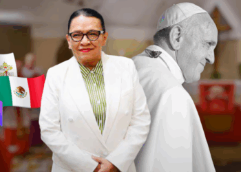 Estuvimos bien representados: Sheinbaum sobre asistencia de Rosa Icela a funeral del Papa