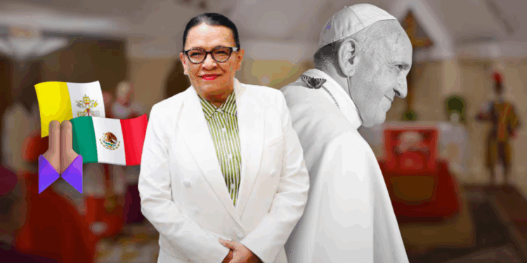 Estuvimos bien representados: Sheinbaum sobre asistencia de Rosa Icela a funeral del Papa
