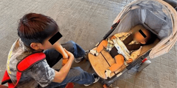Rescatan a niño de 12 años y su hermano de 8 meses en Pantitlán: Salieron a buscar a sus padres porque tenían hambre