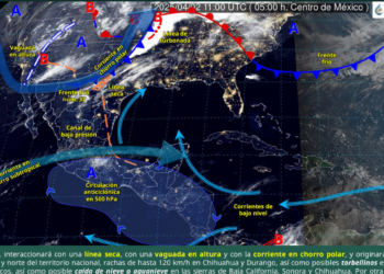 Frente frío 37 y onda de calor impactarán al país este 2 de abril