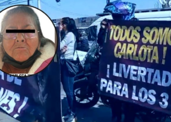 Defensa de doña Carlota llega a penal de Chalco para su audiencia; prevén le otorguen prisión domiciliaria