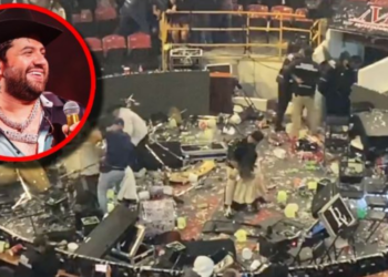 Luis R Conriquez se despide de los corridos y su público destroza el Palenque de Texcoco