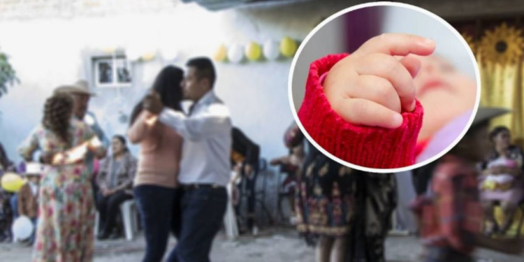 Muere bebé tras caerle encima una mujer durante una fiesta familiar
