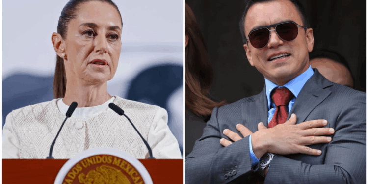 México no reanudará relaciones diplomáticas con Ecuador mientras Noboa sea presidente: Sheinbaum