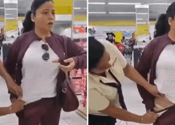 ¡Surtida de calzones! Mujer es atrapada por la policía al intentar robar en Coppel y se vuelve viral