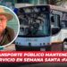 Transporte público mantendrá servicio en Semana Santa: FAES