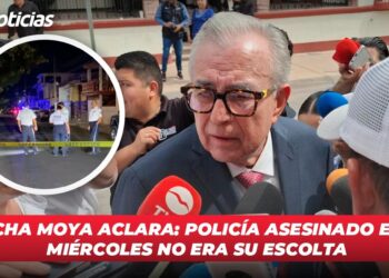 Rocha Moya aclara: Policía asesinado este miércoles no era su escolta