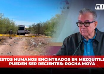 Restos humanos encontrados en Mezquitillo pueden ser recientes: Rocha Moya