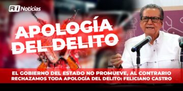 “Gobierno del estado no promueve, al contrario rechazamos toda apología del delito”: Feliciano Castro