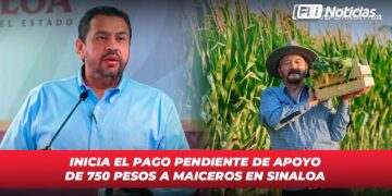 Inicia el pago pendiente de apoyo de 750 pesos a maiceros en Sinaloa: