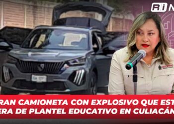 Retiran camioneta con explosivo que estaba afuera de plantel educativo en Culiacán: SSP