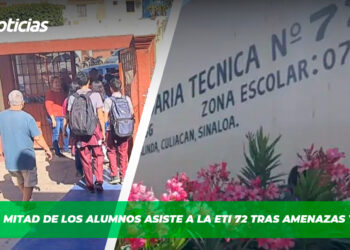 Solo la mitad de los alumnos asiste a la ETI 72 tras amenazas y pintas