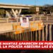 Nuevas mantas aparecen en puentes de Culiacán, la policía asegura las evidencias