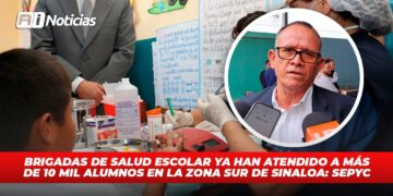 Brigadas de salud escolar ya han atendido a más de 10 mil alumnos en la zona sur de Sinaloa: SEPYC