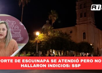Reporte de Escuinapa se atendió pero no se hallaron indicios: SSP