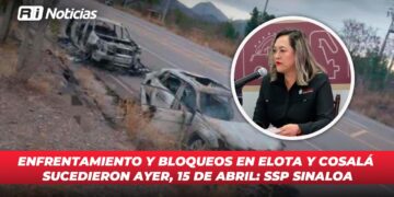 Enfrentamiento y bloqueos en Elota y Cosalá sucedieron ayer 15 de Abril: SSP Sinaloa