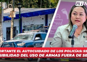 Es importante el autocuidado de los policías: SSP ante la posibilidad del uso de armas fuera de servicio