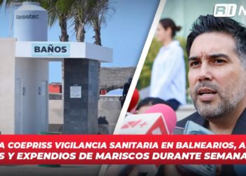 Refuerza COEPRISS vigilancia sanitaria en balnearios, albercas, playas y expendios de mariscos durante Semana Santa