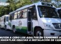 Disminuyen a cero los asaltos en camiones urbanos de Mazatlán gracias a instalación de cámaras