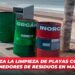 Se refuerza la limpieza de playas con nuevos contenedores de residuos en Mazatlán