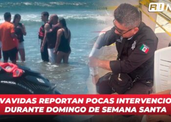 Salvavidas reportan pocas intervenciones durante domingo de Semana Santa