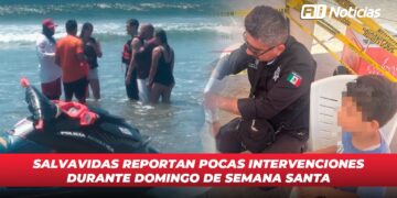 Salvavidas reportan pocas intervenciones durante domingo de Semana Santa