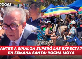 Visitantes a Sinaloa superó las expectativas en Semana Santa: Rocha Moya