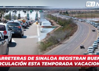 Carreteras de Sinaloa registran buena circulación esta temporada vacacional