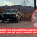 Localizan a hombre asesinado a la orilla de la carretera La 20 en Villa Juárez, Navolato
