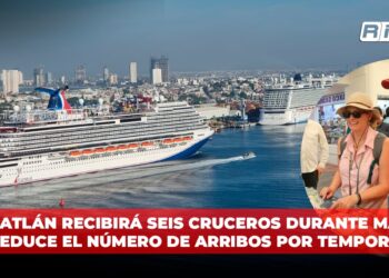Mazatlán recibirá seis cruceros durante mayo; se reduce el número de arribos por temporada
