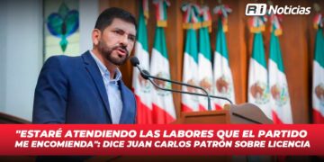 “Estaré atendiendo las labores que el partido me encomienda”: dice Juan Carlos Patrón sobre licencia
