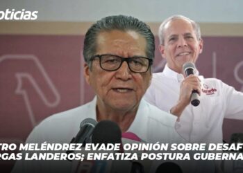 Castro Meléndrez evade opinión sobre desafuero de Vargas Landeros; enfatiza postura gubernamental